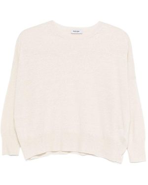 Base London Linen And Cotton Blend Jumper - Natural