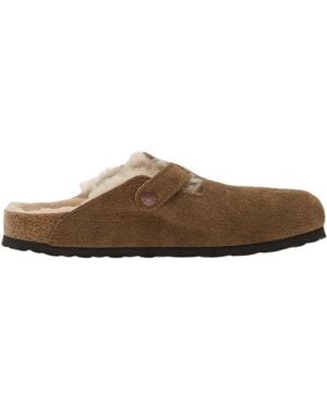 Birkenstock Boston Shearling Slipper - Marrone