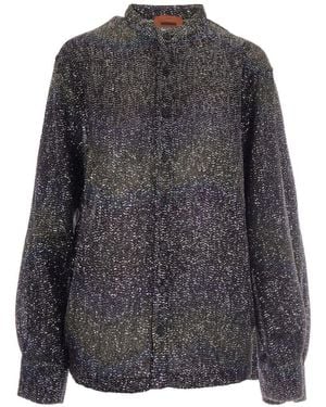 Missoni Camicia Con Paillettes - Grigio