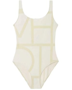 TOTEME Monogram Swimsuit - White