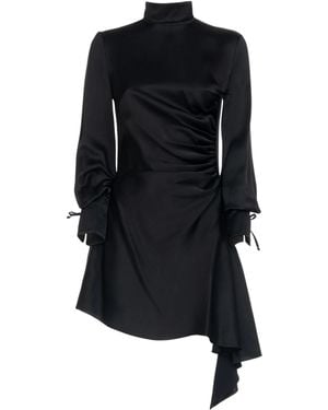 LES FILLES D'EVA Short Turtleneck Dress - Black
