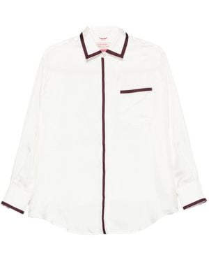 F.R.S For Restless Sleepers Camicia Di Seta - Bianco
