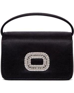 Roger Vivier Pilgrim Mini Bag - Black