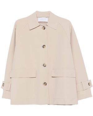Harris Wharf London Nylon Blouson Jacket - Natural