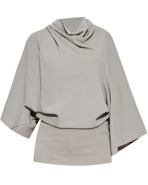 Rick Owens Cylinder Turtle-Neck Jumper - Grey