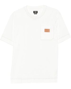 Fendi Cotton T-Shirt - White