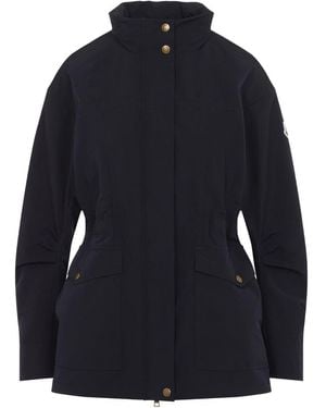 Moncler Nades Short Parka Coat - Blue