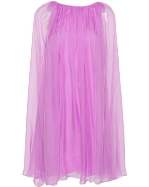 Max Mara Abito midi di seta - Rosa