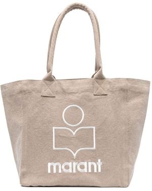 Isabel Marant Yenky Small Canvas Tote - Natural