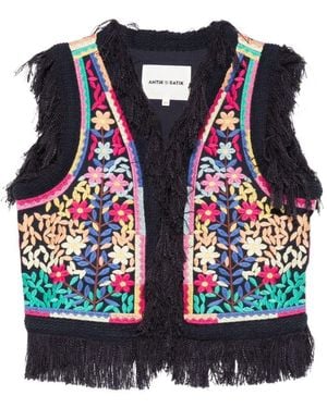 Antik Batik Vest - Blue
