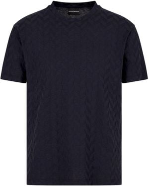 Emporio Armani Cotton T-Shirt - Blue