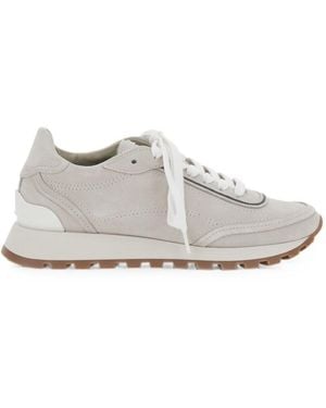 Brunello Cucinelli Leather Trainers - White