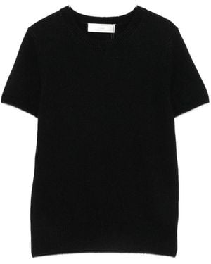 DUNST Wool Blend Crewneck Jumper - Black