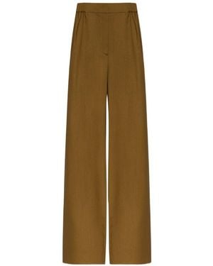 Max Mara Wool Pants - Natural