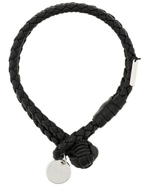 Bottega Veneta Nero Intrecciato Nappa Bracelet - Black