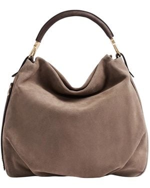 Borbonese Borsa Hobo M - Marrone