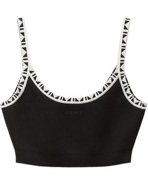 Versace Top Corto - Nero