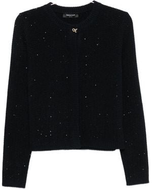 Fabiana Filippi Wool Blend Cardigan - Black