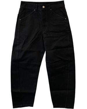 Lemaire Twisted Cotton Trousers - Black