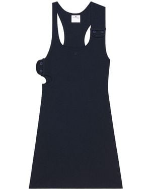 Courreges Fitted Dress - Blue
