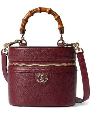 Gucci Mini Borsa Bamboo - Rosso