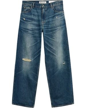 Our Legacy Vast Cut Distressed Jeans - Blue