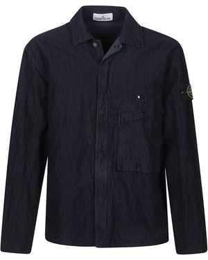 Stone Island Corduroy Shirt - Blue