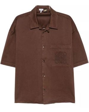 Loewe Cotton Shirt - Brown