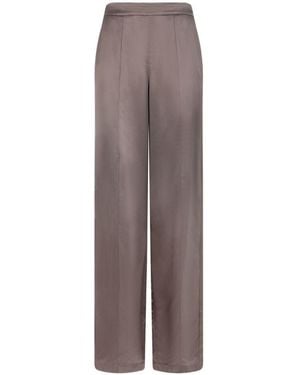 Emporio Armani Fluid Trousers - Brown