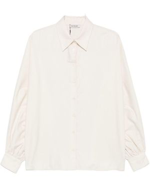 SOSUE Flannel Shirt - White