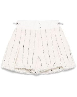 Sacai Tweed Shorts - Natural