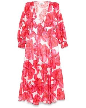 Charo Ruiz Fata Long Dress - Red