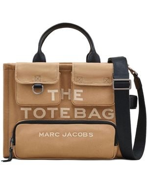 Marc Jacobs The Medium Tote Cotton Tote - Metallic