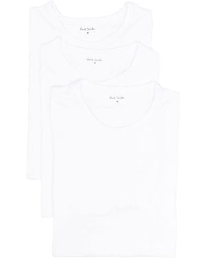 Paul Smith Logo T-Shirt -3Pack - White