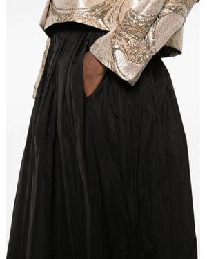 Susanne Bommer Taffetas Long Skirt - Black
