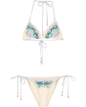 Zimmermann Set Bikini Triangolo Indra - Bianco