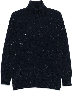 Drumohr Turtleneck Long Sleeves Sweather - Blue