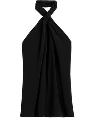 TOTEME Sleeveless Halterneck Top - Black