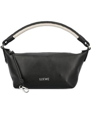 Loewe Cala Leather Pouch - Black