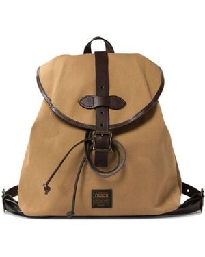 Filson Twill Drawstringed Backpack - Brown