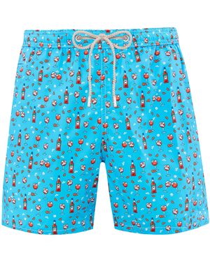 MC2 Saint Barth Lighting Micro Fantasy Sea Boxer - Blue