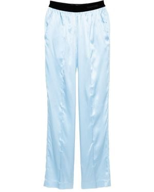 Tom Ford Pyjama Silk Pants - Blue