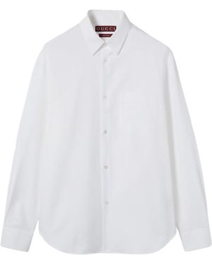 Gucci Regular Shirt Oxford - White