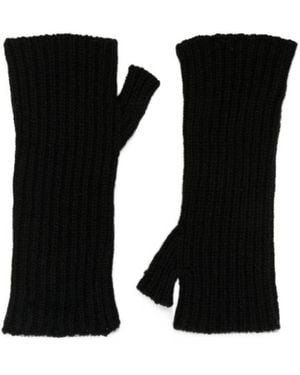 Mrz Wool And Cashmere Gloves - Black