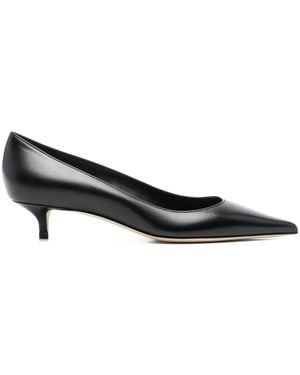 Jimmy Choo Amelia Leather Court Shoes - Black