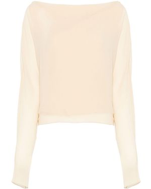 Cortana Trouble Silk Top - Natural
