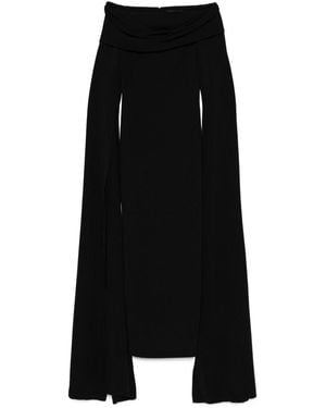 Solace London Nuri Midi Dress - Black