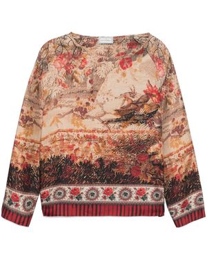 Pierre Louis Mascia Blusa - Marrone