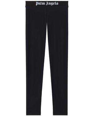 Palm Angels Bandeau Logo Leggings - Blue