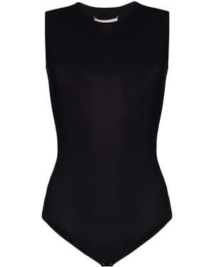 Maison Margiela Nylon Bodysuit - Black